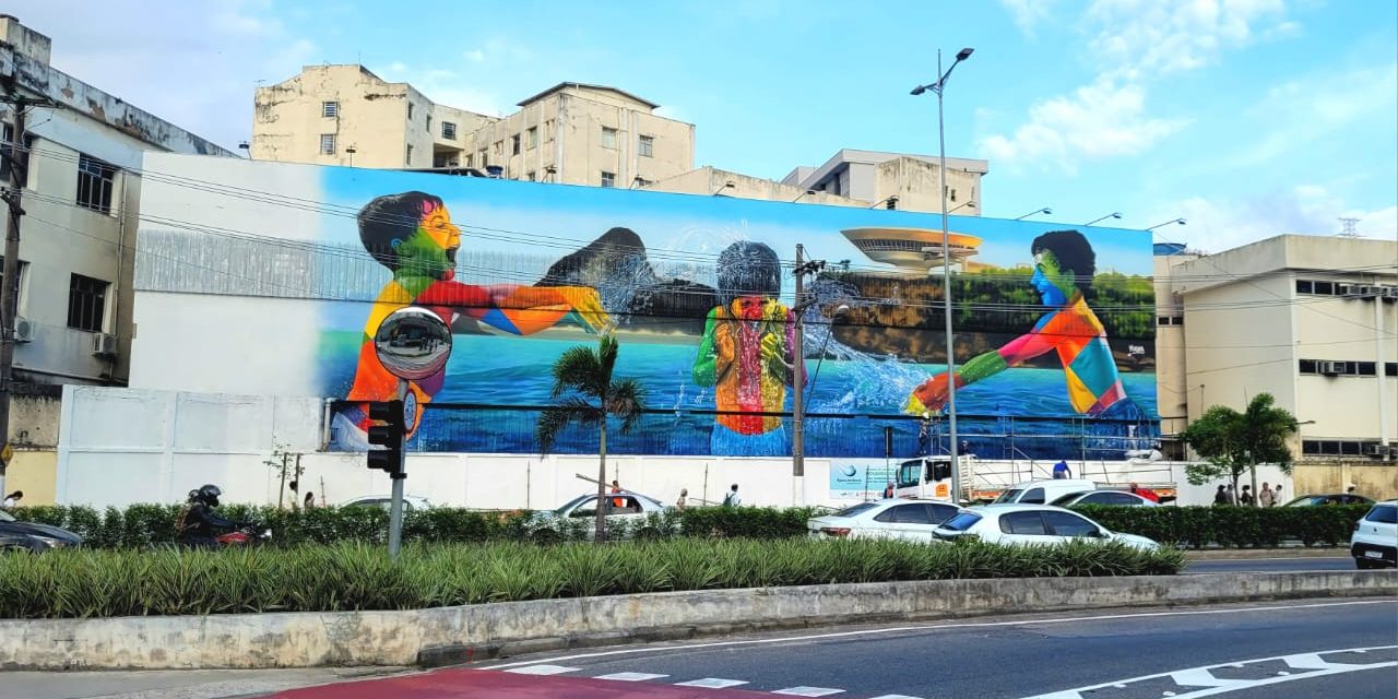 Novo mural de Eduardo Kobra em Niterói foi revelado hoje