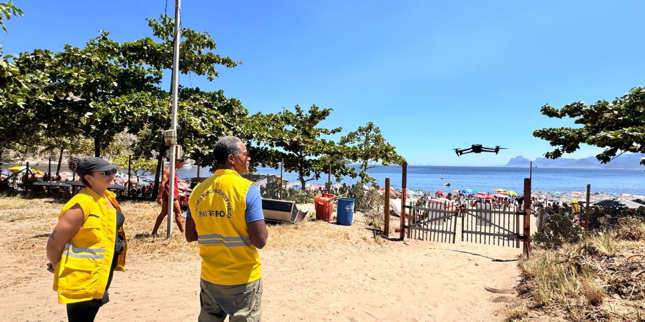 Criança perdida é localizada com uso de drone na Praia de Itaipu