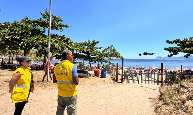 Criança perdida é localizada com uso de drone na Praia de Itaipu