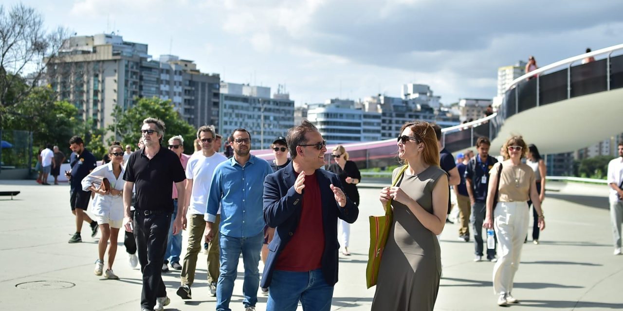 Cineastas europeus se encantam com Niterói antes da abertura do Festival de Cinema Imovision