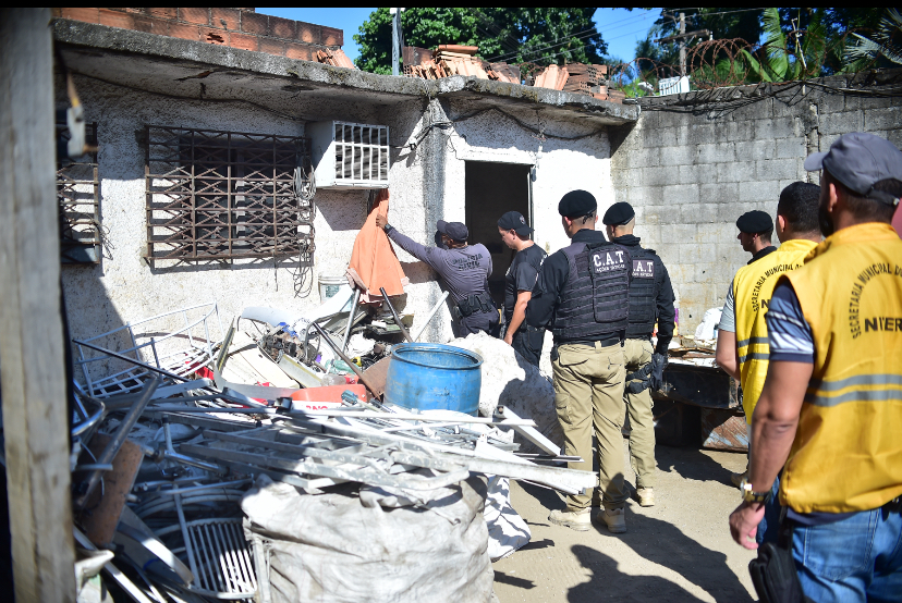 Prefeitura de Niterói e Delegacia da Polícia Civil lançam Operação Asfixia de combate a ferros-velhos clandestinos