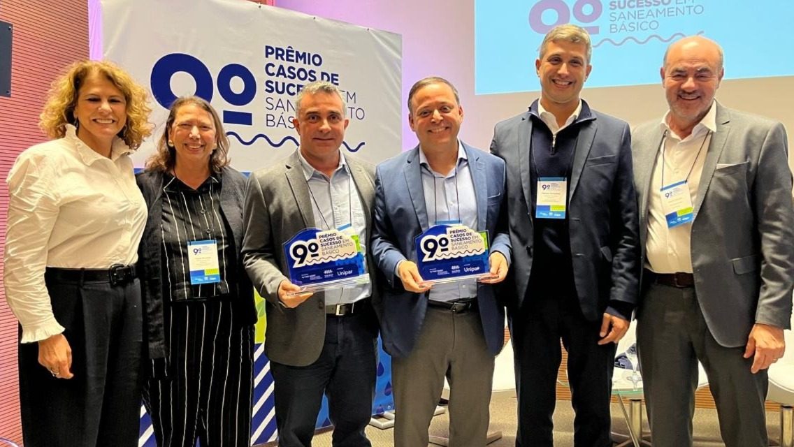 Águas de Niterói recebe prêmio Casos de Sucesso em Saneamento Básico, do Instituto Trata Brasil