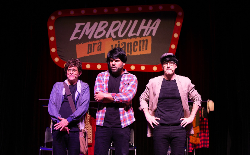 ‘Embrulha Ao Vivo’ leva humor da internet ao Teatro Popular de Niterói