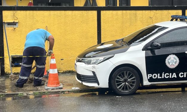 Polícia Civil flagra furto de água em comércio em Niterói