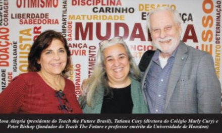 Colégio Marly Cury recebe Peter Bishop e reafirma tradição em educação inovadora