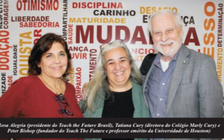 Colégio Marly Cury recebe Peter Bishop e reafirma tradição em educação inovadora