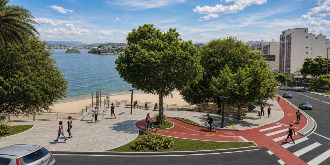 Orla de Icaraí será revitalizada com nova ciclovia, calçadão ampliado, banheiros e quiosques